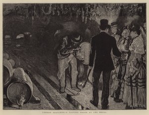 Croquis de Londres, une commande de dégustation aux docks